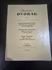 Zigeunermelodien, op. 55 - Antonin Dvorak - High Voice & Piano, N. Simrock picture