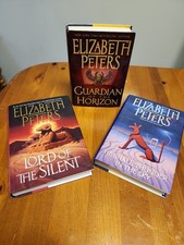 Elizabeth Peters 3 Hardcover Books / Amelia Peabody Series / Two 1st Editions picture