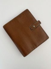 Filofax Malden Pocket Ochre Leather Organizer 6 Ring Planner picture