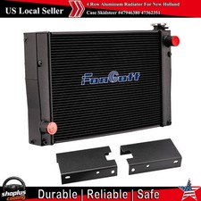4 core Aluminum Radiator For Case New Holland Skidsteer #47946380 47362351 picture