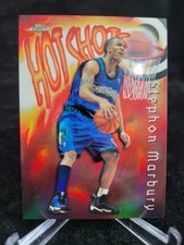 1997-98 Topps-Season's Best  Hot Shots #29  Stephon Marbury  REFRACTOR  EX-NM picture