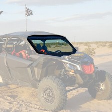 HECASA Glass Windshield Black Full Size For Can Am Maverick X3 UV Protect picture