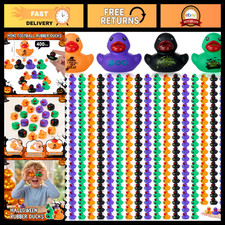 200 Pcs Halloween Rubber Ducks - Mini Inflatable Party Favors & Decorations picture