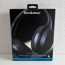 Brookstone Airphones Wireless Noise Cancelling Headphones BKH928 picture