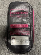 NWT Bruce Bolt Creator Series Baseball Batting Gloves Black Pink Youth Medium picture