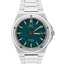 Unpolished 2024 IWC Ingenieur IW328903 Stainless Steel Aqua Teal 40mm Box Papers picture