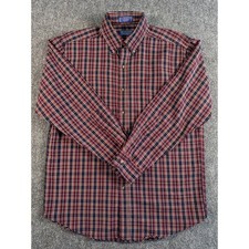 Pendleton Sir Pendleton Plaid Button Down Shirt 100% Pure Virgin Wool Men Medium picture