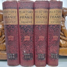 Guizot's History of France, Aldine Book Pub. c) 6 Vol. in 4, Illustrated picture