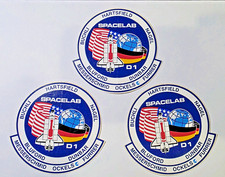 Official NASA  SPACE SHUTTLE  SPACELAB  D-1  STS- 61   LOT OF  ( 3  ) picture