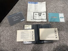 1997 Honda Accord Sedan Owners Manual, Warranty Info, Disc, SRS Decals Nice Set picture