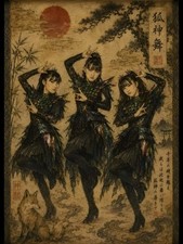 11x14 BABYMETAL Illustration Poster Brand New  picture
