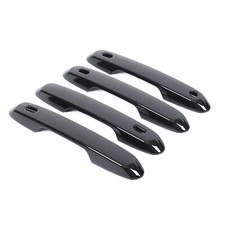 Fits 2024-26 Toyota Grand Highlander Exterior Door Handle Trim Cover Gloss Black picture