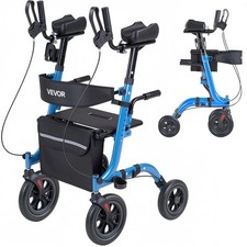 Rollator Walker with Seat for Seniors, Foldable Rolling Walker, Lightweight Alum picture