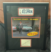 Michael Richards Signed Seinfeld Kramer ASSMAN Framed Display JSA Autograph picture