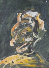 Frank Auerbach, Berlin Germany, 1931, German-British, 20x15” picture