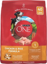 Purina ONE Dry Dog Food, Natural High Protein with Real Chicken & Rice, 40 lb picture