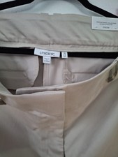 Chico's Khaki Pants Women Size 16R New Straight Leg picture