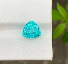 5.21 Ct Certified Natural Blue Paraiba Tourmaline Loose Trillion Cut Gemstone picture