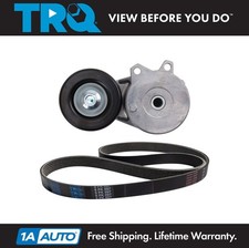 TRQ Serpentine Drive Belt Component Kit Fits 2011-2017 Nissan Juke picture