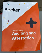 Becker CPA Exam Review Auditing Attestation V1.3 Exams Scheduled after 12/31/25 picture