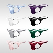 4/8pcs Men's  Sexy Satin Glossy Underwear Low Rise Underpants Briefs Wholesale picture