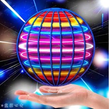 Flying Orb Ball Toys Hand Controlled RGB Light Magic Hover Boomerang Orb Spinner picture