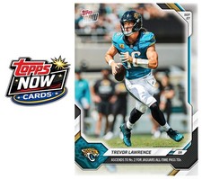 2026 Topps Now NFL #33 Trevor Lawrence Jacksonville Jaguars - PRESALE picture