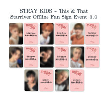presale [STRAY KIDS] - This & That StarRiver Offline Fan Sign Event R3 Photocard picture