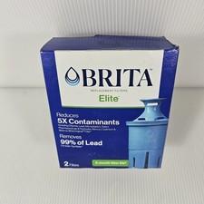 New Genuine Brita Elite Replacement Filters for Pitchers and Dispensers, 2 Pack picture