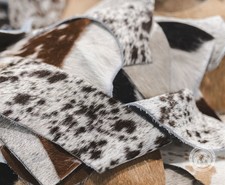 Assorted Cowhide Scraps Real Leather Pieces Mixed Sizes Colors Craft DIY picture