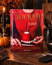 The Wicked Baker Cookbook Hardcover Helena Garcia Halloween Cakes Treats New picture