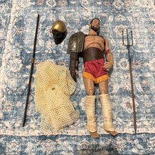 1/6 Scale Custom Gladiator Lot - Kaustic Plastik Retiarius Parts & Helmet picture