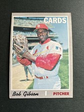 1970 Topps #530 Bob Gibson Cardinals EX (stained back) picture