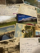Lot 100 Vintage Postcards: Mixed Scenic Travel & Curiosity Bulk picture