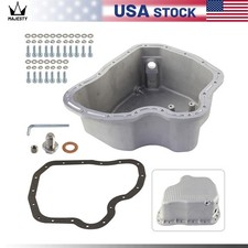 High Capacity Cast Aluminum Oil Pan For GM Silverado GMC 6.6 LML Duramax 11-16 picture