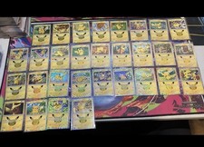 Pikachu 30th Anniversary Celebration Pokemon TCG Pikachu Holo (30 Card Set Full) picture