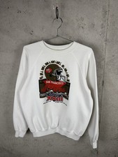 VTG 1989 San Francisco 49ers NFL Football NFC Champions White Sweatshirt Sz MED picture
