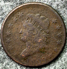 1809 Classic Head Large Cent Rare Very Key Date Only 222K VG+ to Fine Features picture