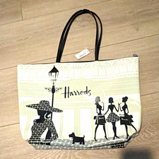 Harrods London Knightsbridge Tote Bag Purse PVC picture
