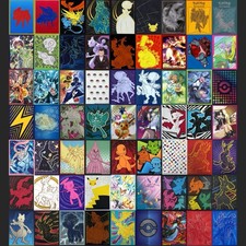 Pokemon TGC Sleeve Collection 63x Unique Single Sleeves - Not 63 Full Packs - picture