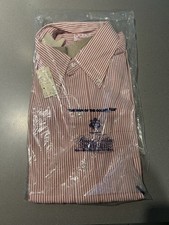 Vintage c.1971 New In Package, Brooks Brothers Button Down Red & White Stripes#2 picture