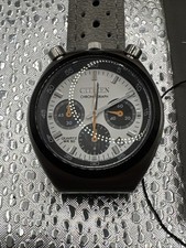 Citizen Bullhead 38mm Silver Stainless Steel Case & Band - Box, Tag, Extra Strap picture