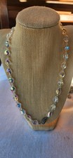 Vintage VENDOME signed AB Crystal Necklace 1950s  22 inches picture