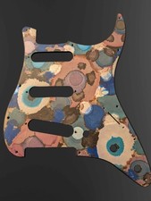 US Fender Stratocaster SSS Guitar Strat Pickguard Custom Artwork Lacquer  picture
