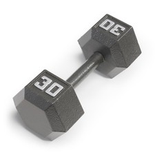 30lb Cast Iron Hex Dumbbell, Single, IV-2030 picture
