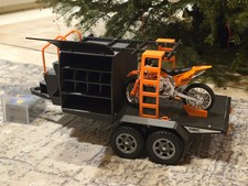 1/10 Scale Off‑Road RC DIY Toy Hauler Trailer Unassembled Camper Fits TRX4 SCX10 picture