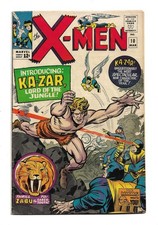 X-Men #10 Jack Kirby/Stan Lee 1st Maa-Gor/Swamp Men & Silver Age Kazar/Zabu 1965 picture