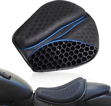 Foldable Motorcycle Gel Seat Cushion Large 3D-Honeycomb Structure Shock picture