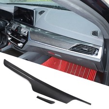 Real Dry Carbon Fiber Dash Panel Trim Cover Set Fits BMW 530i M5 M550i 2017-2023 picture