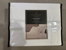 NEW 100% Cotton Fieldcrest King  4 Piece Egyptian Cotton Set picture